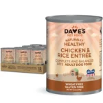 Dave’s Pet Food Naturally Healthy Chicken & Rice Entrée For Dogs / Wet Dog Food