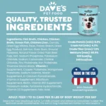 Dave’s Pet Food Dave’s Stewlicious Surf & Turf with Chicken and Salmon for Dogs / 13.2 Grain-Free Wet Dog Food, photo 3