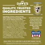 Dave’s Pet Food Dave’s Stewlicious Chunky Chicken and Rice Stew for Dogs / Wet Dog Food, photo 3