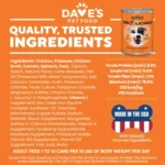 Dave’s Pet Food Dave’s Stewlicious Chicken Pot Pie Dinner for Dogs / Grain-Free Wet Dog Food, photo 4