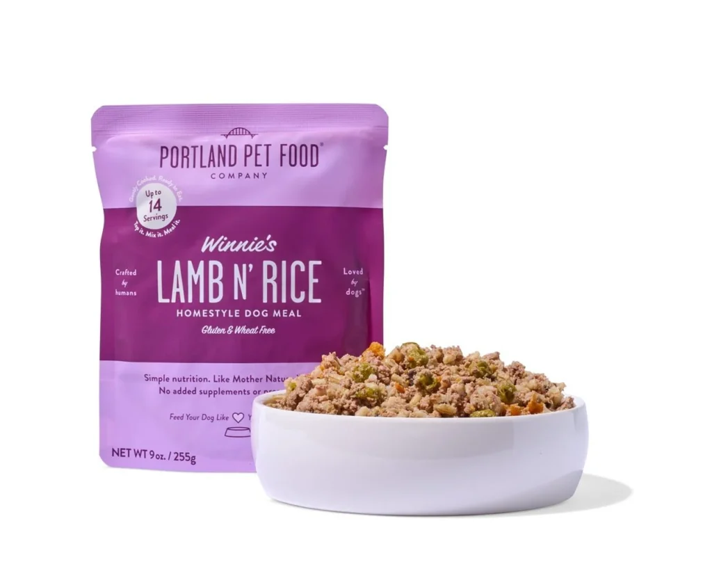 Portland Pet Food Company Meals & Mixers Winnie’s Lamb N’ Rice - For Picky Eaters, Seniors Dog Food Topper