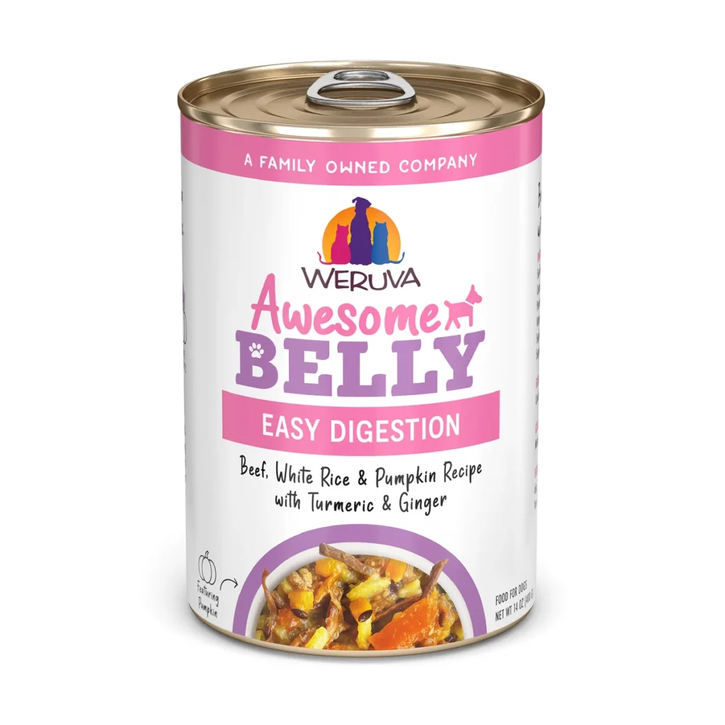 Weruva Awesome Functions Awesome Belly Beef, Rice & Pumpkin For Easy Digestion Wet Dog Food