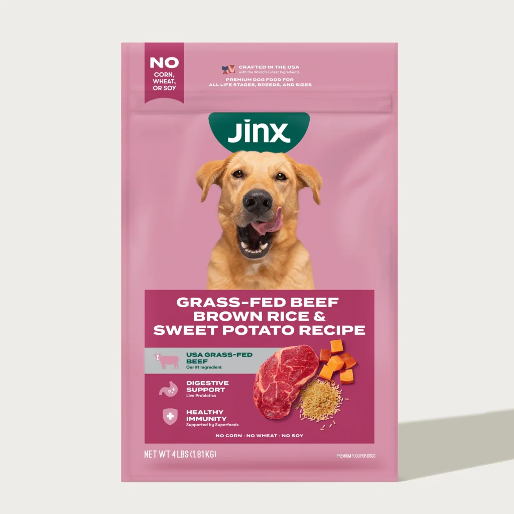 Jinx Grass-Fed Beef, Brown Rice, and Sweet Potato Dry Dog Food