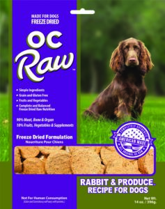 OC Raw Dog Rabbit & Produce Freeze-Dried Dog Food