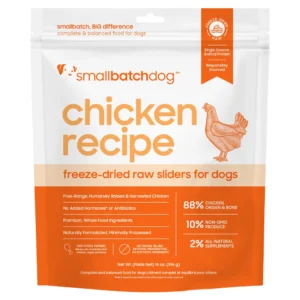 Smallbatch Chicken Sliders Freeze-Dried Dog Food