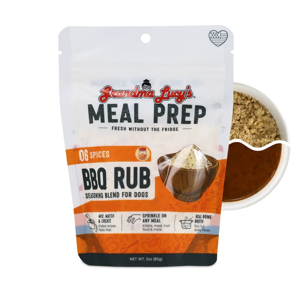 Grandma Lucy’s Meal Prep BBQ Rub Dog Food Topper