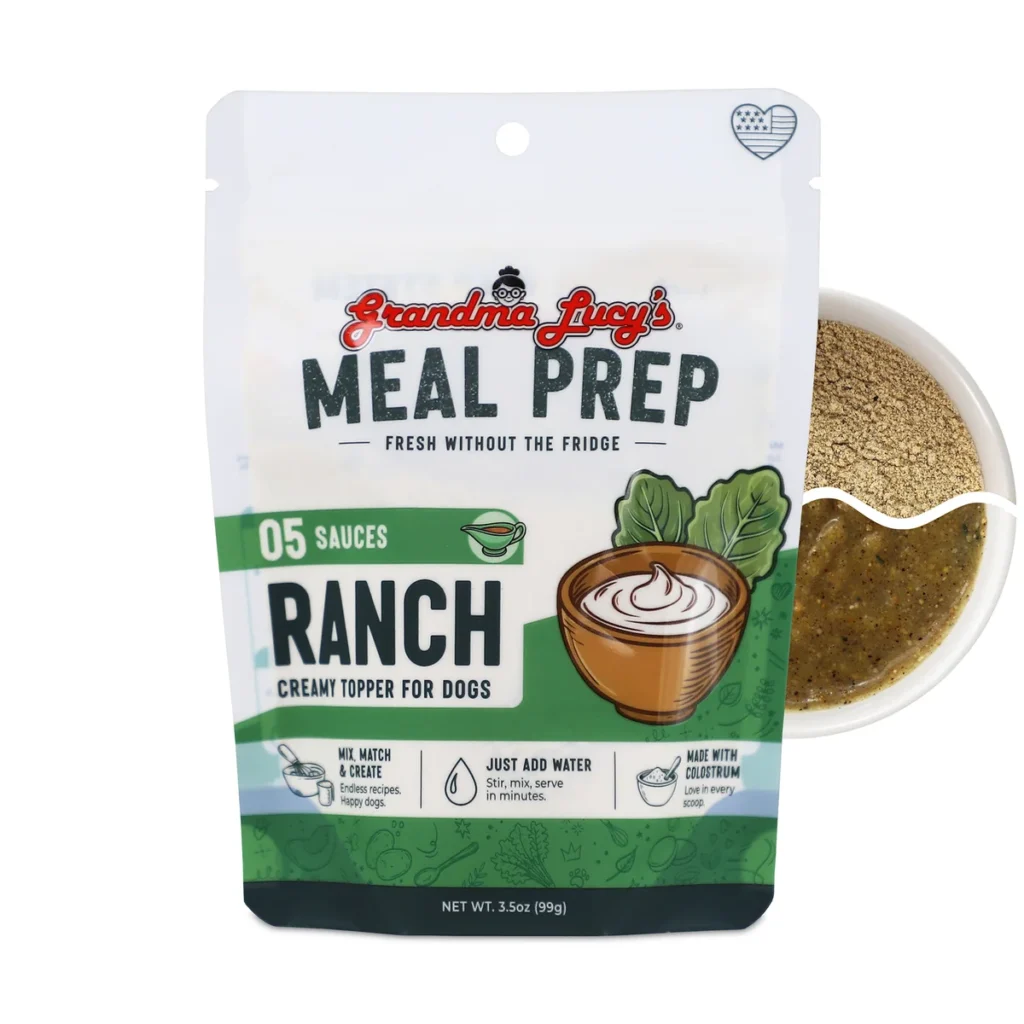 Grandma Lucy’s Meal Prep Ranch Dog Food Topper