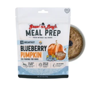 Grandma Lucy’s Meal Prep Blueberry Pumpkin Chia Seed Pudding Dog Food Topper