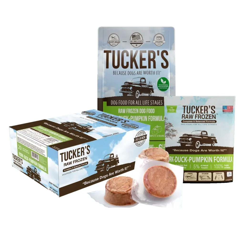 Tucker’s Patties Pork-Duck-Pumpkin Raw Diet Frozen Dog Food