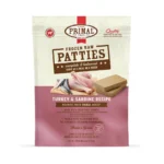 Primal Raw Patties - Turkey & Sardine Recipe Frozen Dog Food