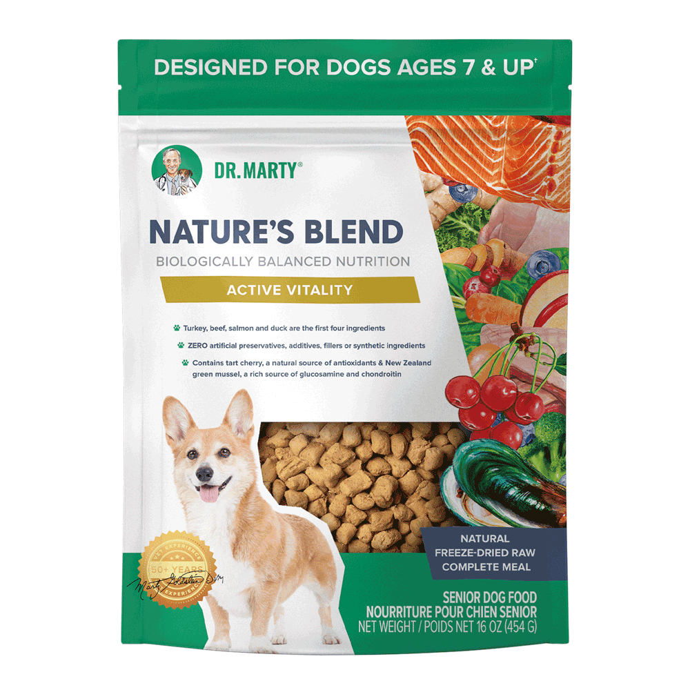 Dr. Marty Nature’s Blend Active Vitality Freeze-Dried Dog Food