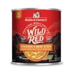 Stella & Chewy’s Wild Red : Whole Prey Chicken & Beef Recipe, Protein Rich, Grain Free & Legume Free Stew Wet Dog Food