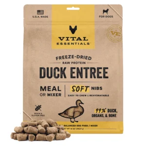 Vital Essentials Duck Soft Nibs Freeze-Dried Dog Food