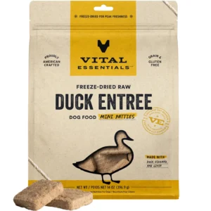 Vital Essentials Duck Mini Patties Freeze-Dried Dog Food