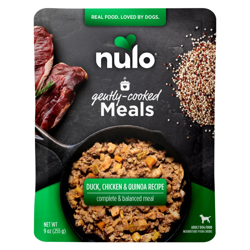 Nulo Gently-Cooked Meals Duck, Chicken & Quinoa Recipe Frozen Dog Food