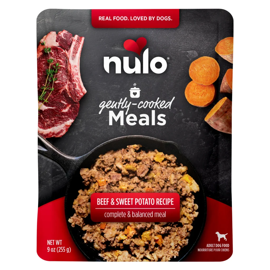 Nulo Gently-Cooked Meals Beef & Sweet Potato Recipe Frozen Dog Food