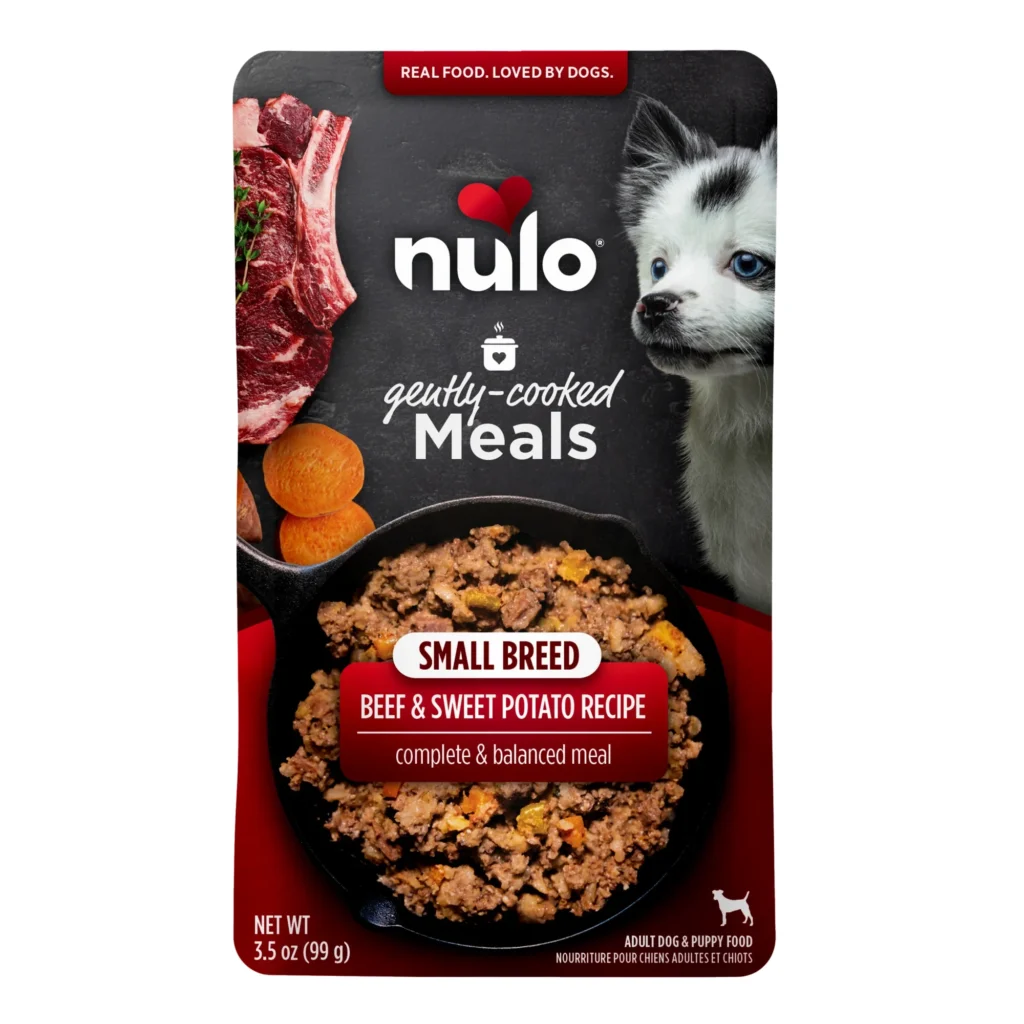 Nulo Gently-Cooked Meals Small Breed Beef & Sweet Potato Recipe Frozen Dog Food