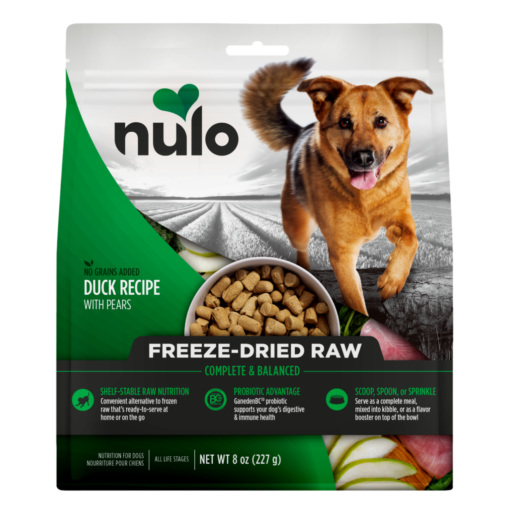 Nulo Raw Duck Recipe with Pears Freeze-Dried Dog Food