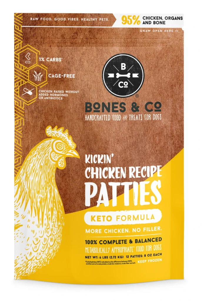 Bones & Co Cage-Free Chicken Raw - The Bones & Co. Frozen Dog Food