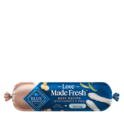 Blue Love Made Fresh Beef Stew Adult Dog Meat Roll Frozen Dog Food