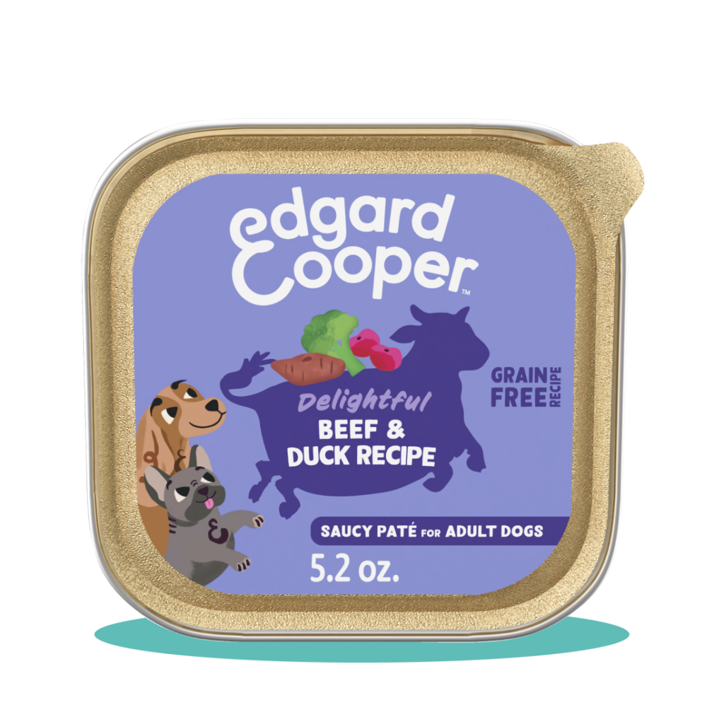 Edgard & Cooper Dog Cup Beef Duck Wet Dog Food