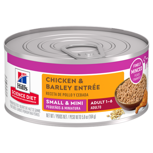 Hill’s Science Diet Adult Small & Mini Chicken & Barley Entrée Wet Dog Food