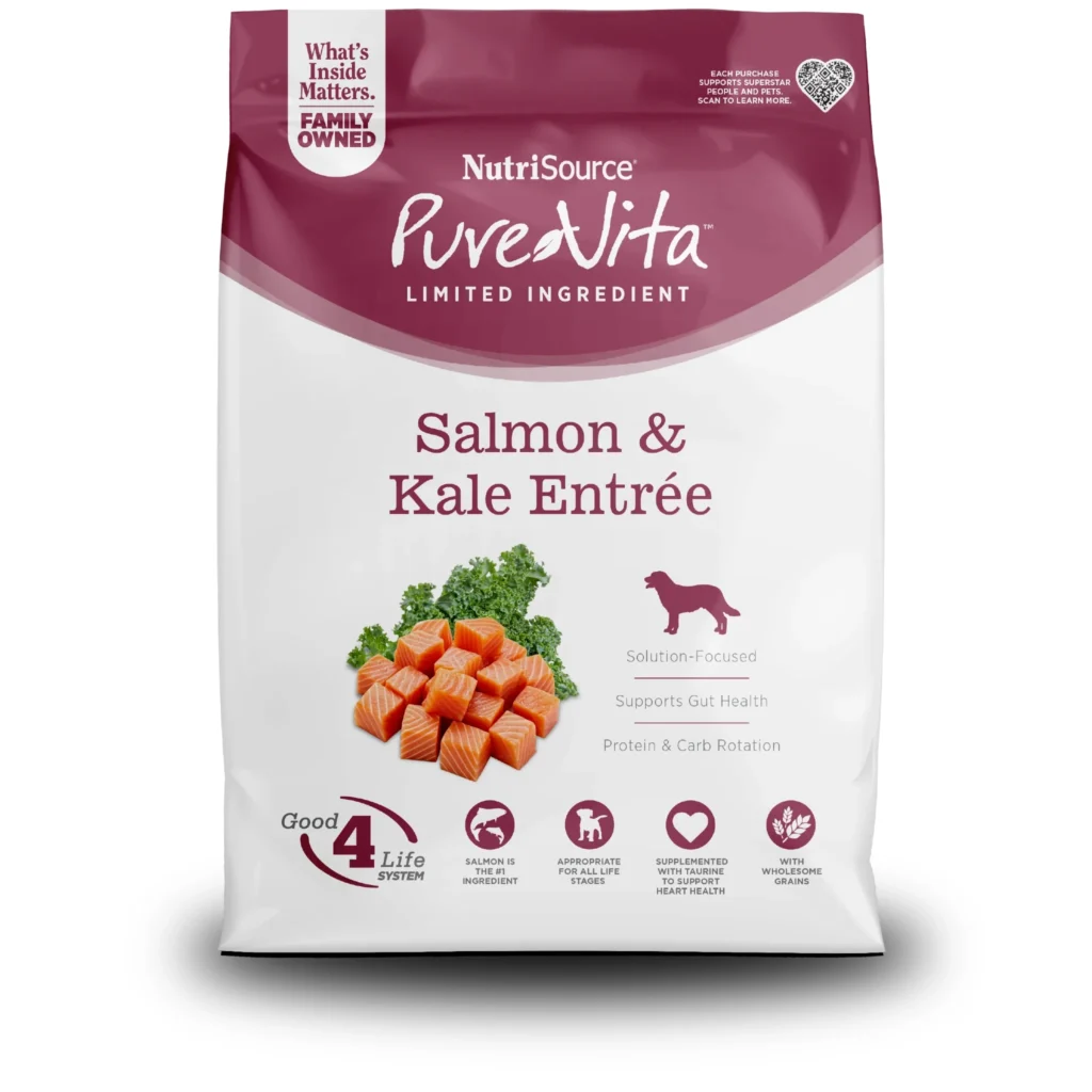 NutriSource PureVita Salmon & Kale Entree Dry Dog Food