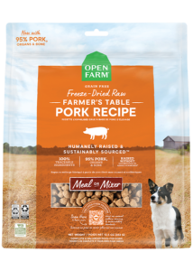 Open Farm Farmer’s Table Pork Raw Freeze-Dried Dog Food