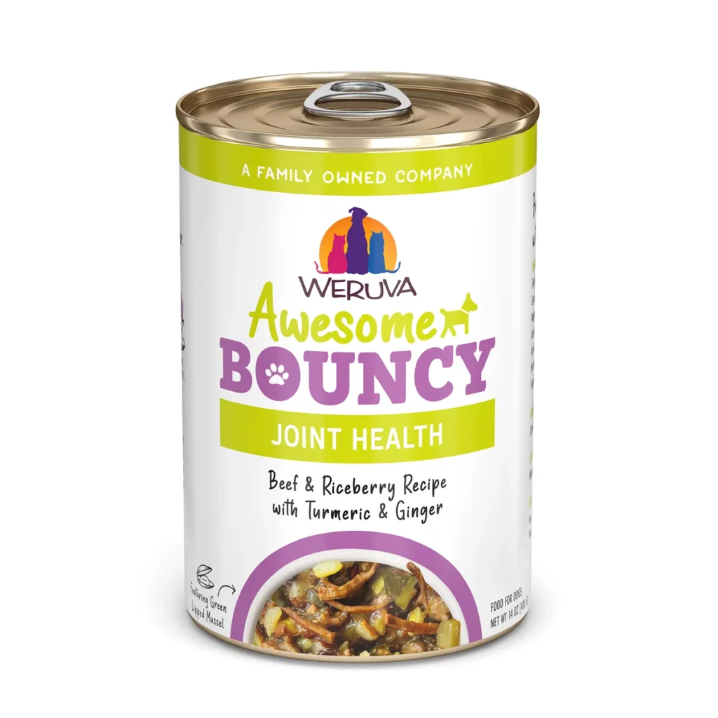 Weruva Awesome Functions Awesome Bouncy Beef & Riceberry For Joint Health Wet Dog Food
