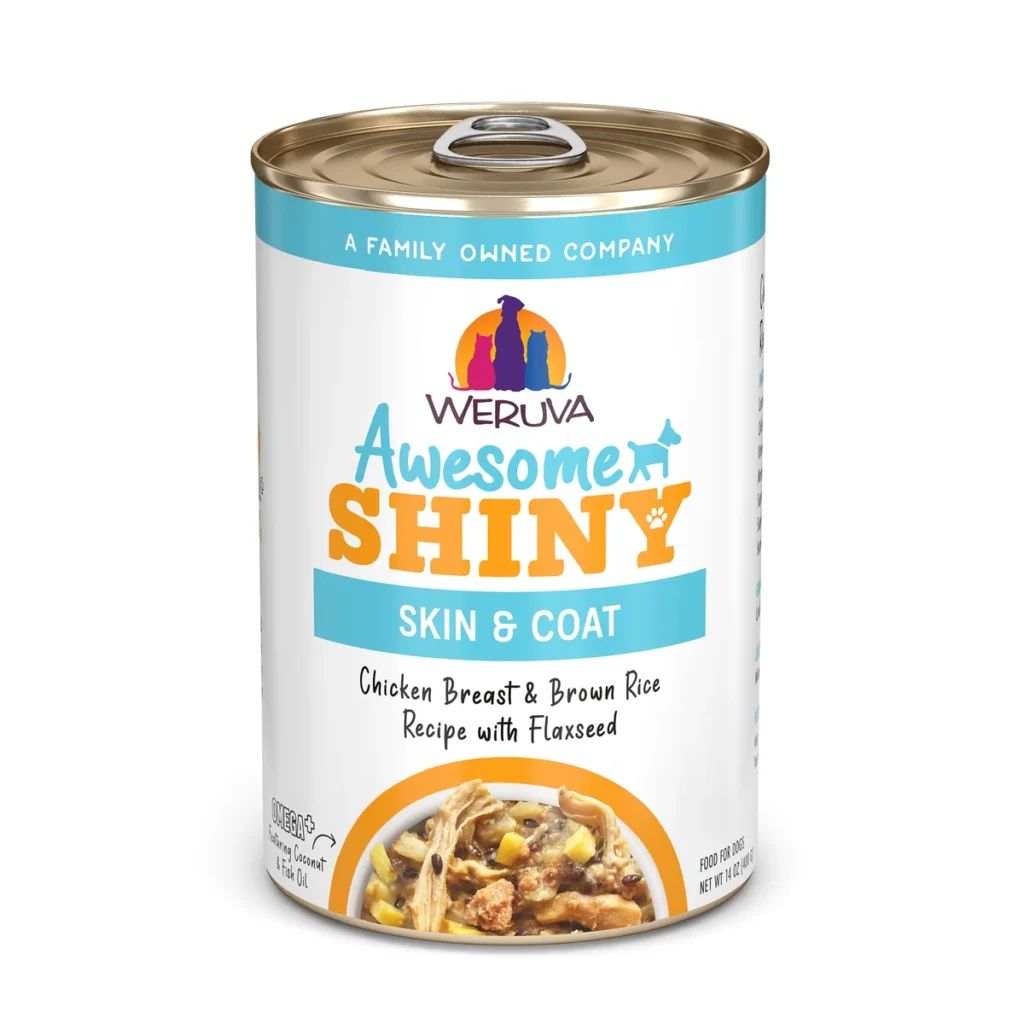 Weruva Awesome Functions Awesome Shiny Chicken & Rice For Skin & Coat Health Wet Dog Food