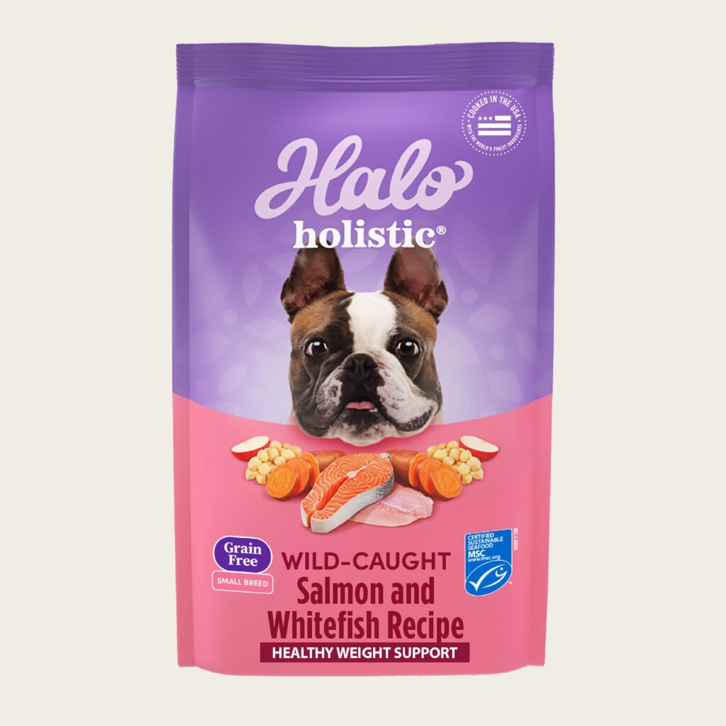 Halo Small Breed Adult Grain-Free Healthy Weight Holistic Wild Salmon & Whitefish Recipe Dry Dog Food