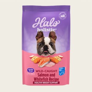 Halo Small Breed Adult Grain-Free Healthy Weight Holistic Wild Salmon & Whitefish Recipe Dry Dog Food
