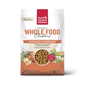 The Honest Kitchen Grain-Free Beef Recipe Whole Food Clusters Dry Dog Food