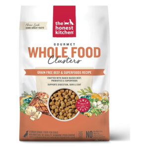 The Honest Kitchen Grain-Free Beef Recipe Whole Food Clusters Dry Dog Food