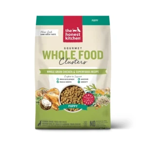 The Honest Kitchen Whole Grain Chicken & Oat Recipe Whole Food Clusters Puppy Blend Dry Dog Food
