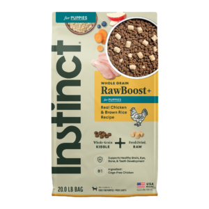 Instinct Raw Boost Whole Grain Recipe with Real Chicken & Brown Rice for Puppies Dry Dog Food