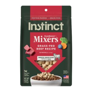 Instinct Raw Boost Mixers All Natural Beef Recipe Freeze-Dried Dog Food Topper