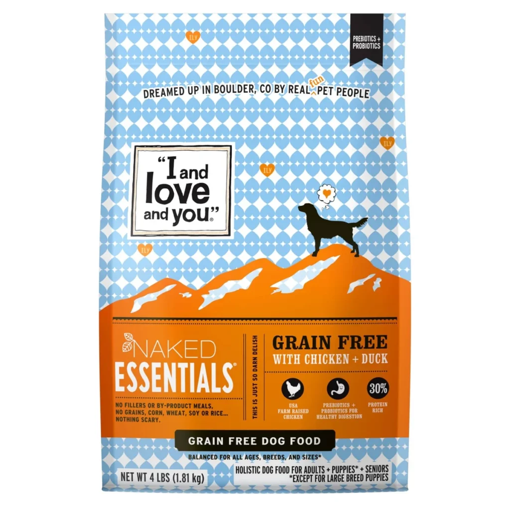 I and Love and You Naked Essentials Grain-Free with Chicken + Duck Dry Dog Food