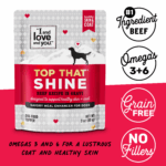 I and Love and You Top That Shine Beef Recipe in Gravy Dog Food Topper, photo 3