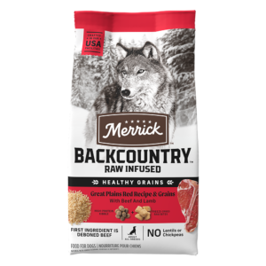 Merrick Backcountry Raw Infused Great Plains Red Recipe + Grains Dry Dog Food