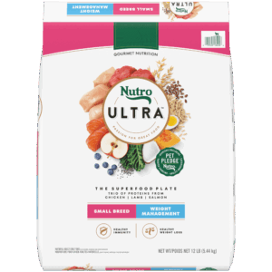 Nutro Ultra Small Breed, Weight Management, The Superfood Plate with a Trio of Proteins from Chicken, Lamb and Salmon Dry Dog Food