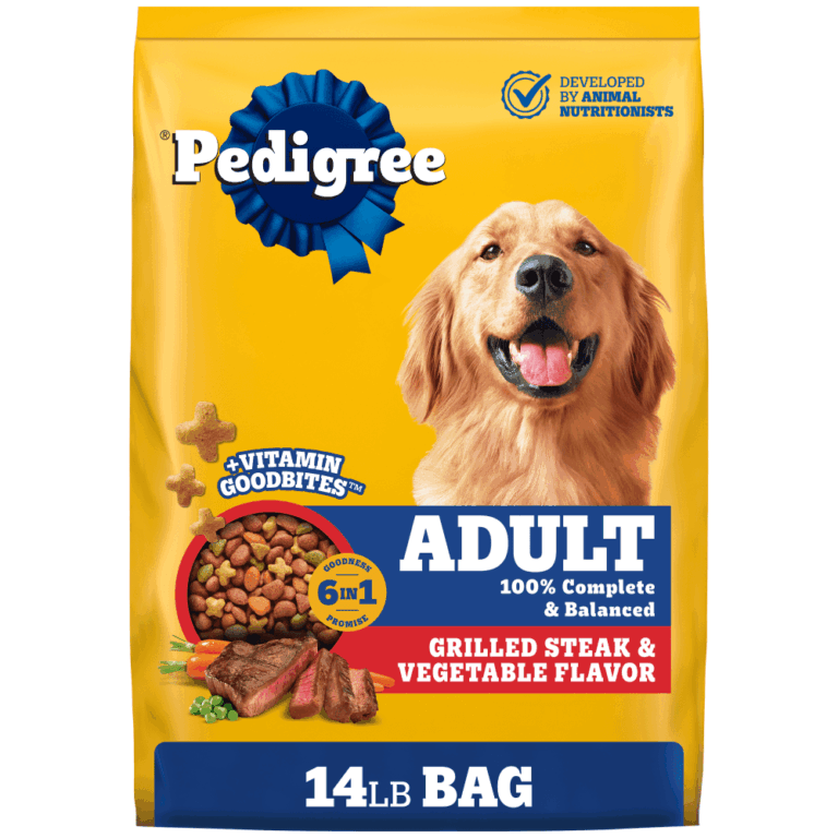 Pedigree Adult Grilled Steak & Vegetable Flavor Dry Dog Food