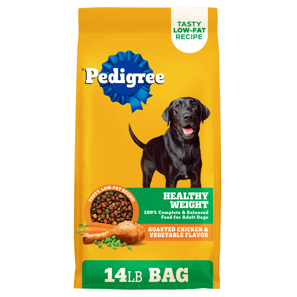 Pedigree Healthy Weight Roasted Chicken, & Vegetable Flavor Dry Dog Food