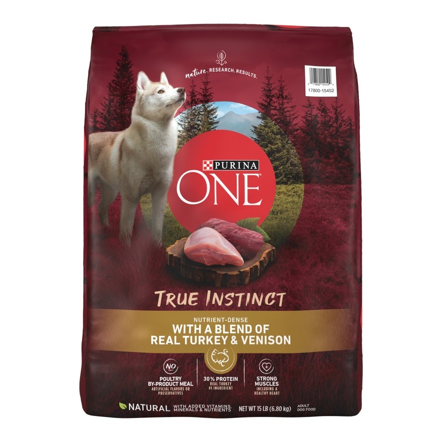 Purina One True Instinct with a Blend of Real Turkey & Venison Dry Dog Food