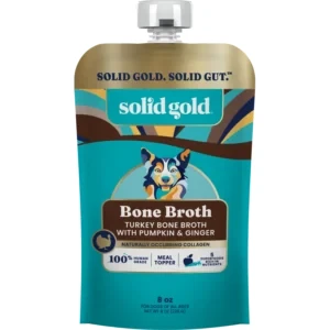 Solid Gold Turkey Bone Broth with Pumpkin & Ginger Dog Food Topper