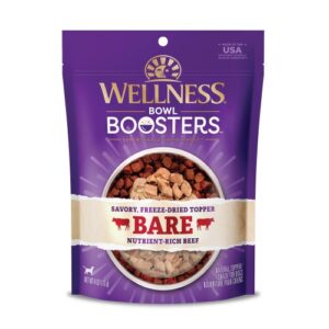 Wellness Core Bowl Boosters Bare 100% Beef Dog Food Mixer or Topper